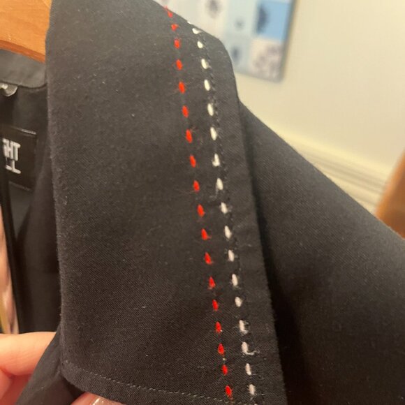 Straight To Hell Men's Ace Face Black and Red Contrast Stitch Shirt, Size XL - Picture 3 of 5